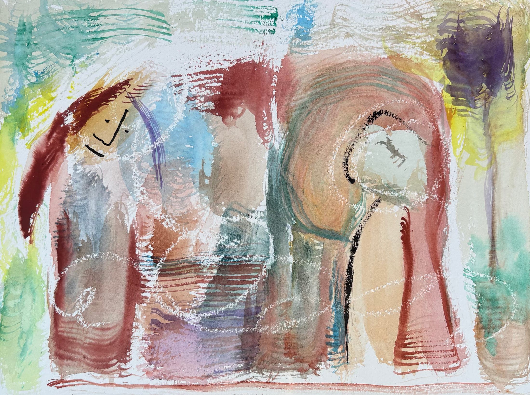 Untitled watercolour painting by Bill Whyte (29)